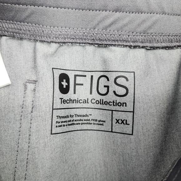 Figs Rafaela Oversized Scrub Pocket Top Livingston Basic Scrub Pant Size XXL - Picture 9 of 9